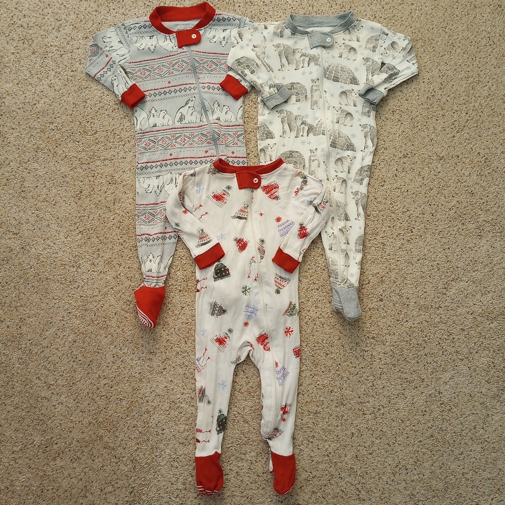 Burt's Bees Baby 3 Christmas Footies